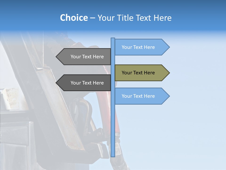 Copyspace Messy Blue PowerPoint Template