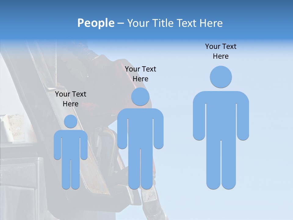 Copyspace Messy Blue PowerPoint Template