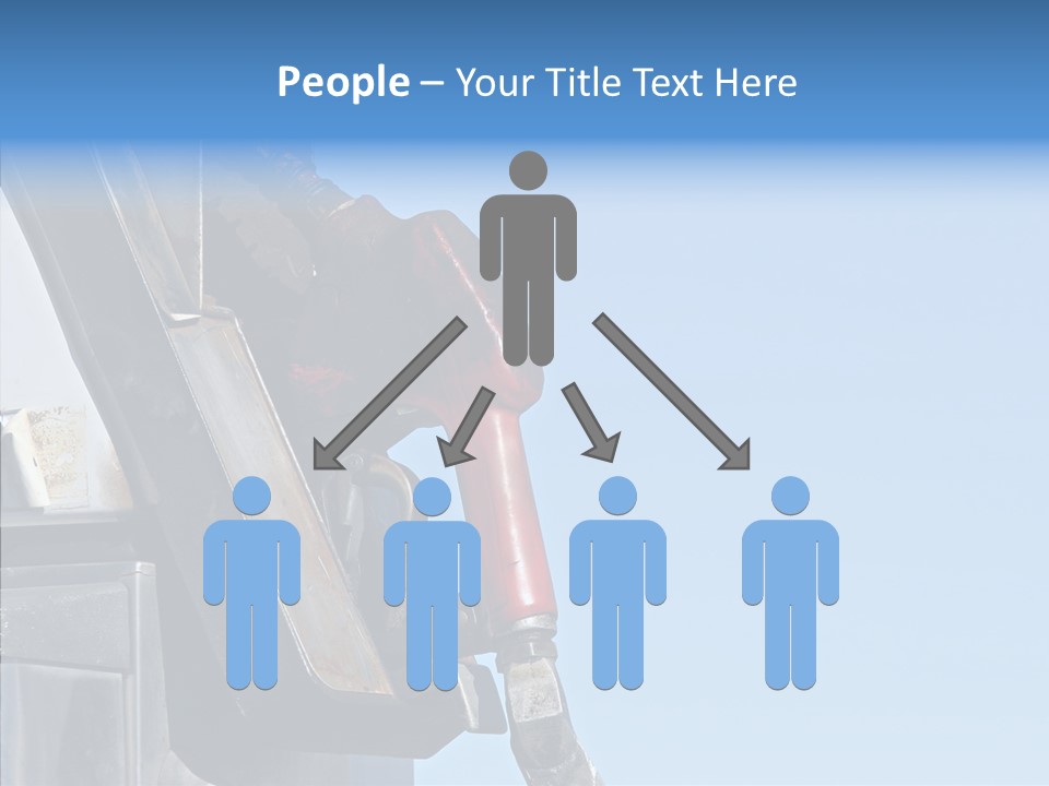 Copyspace Messy Blue PowerPoint Template