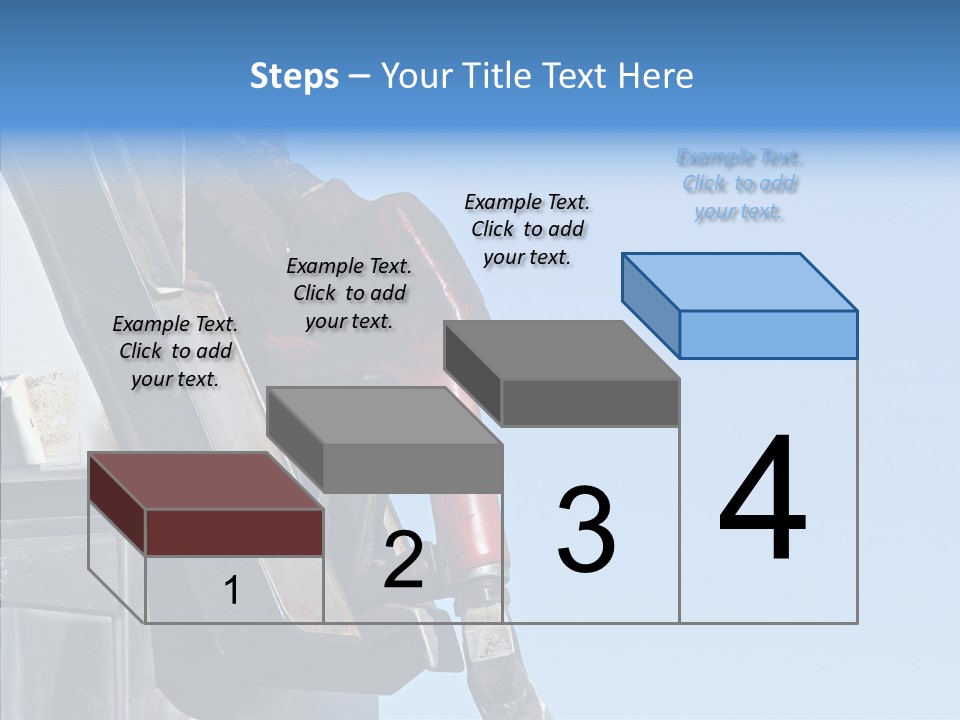 Copyspace Messy Blue PowerPoint Template