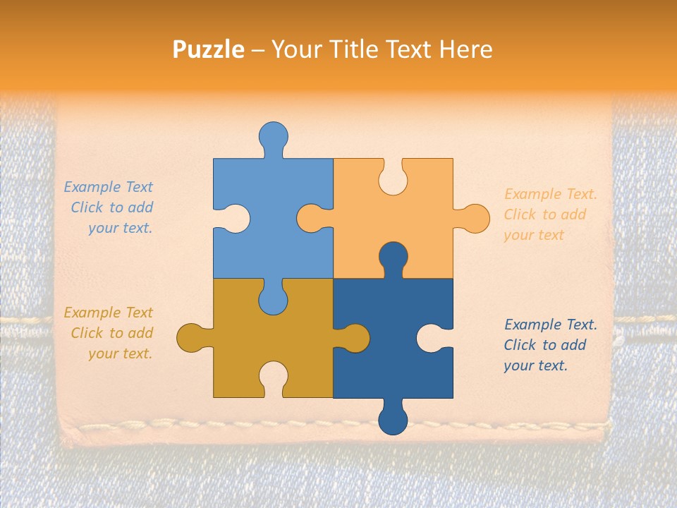 Empty Pants Trousers PowerPoint Template