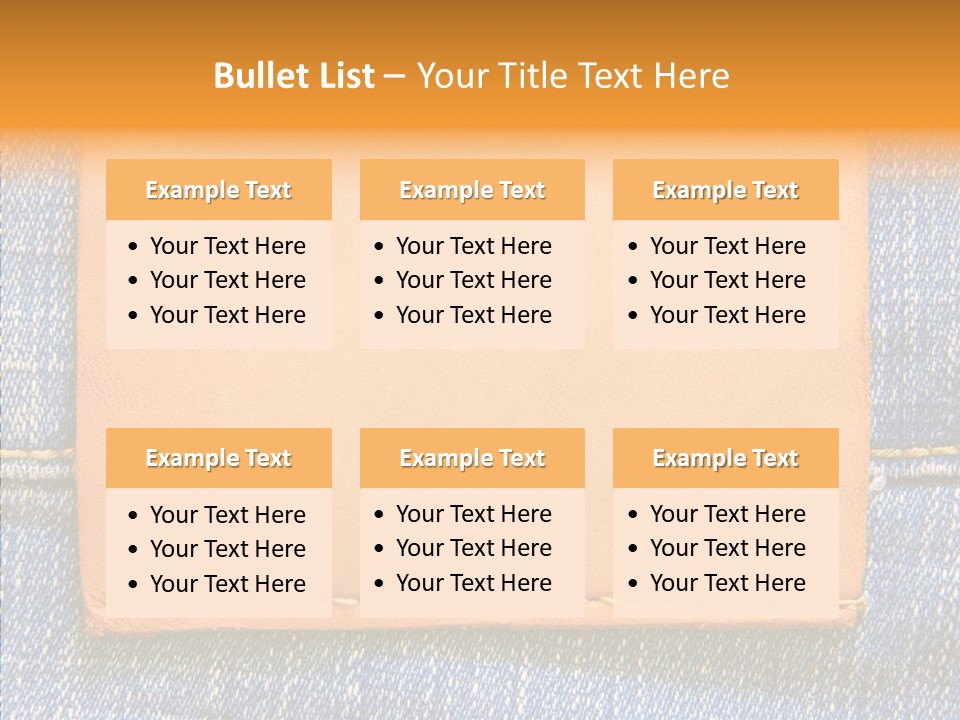 Empty Pants Trousers PowerPoint Template