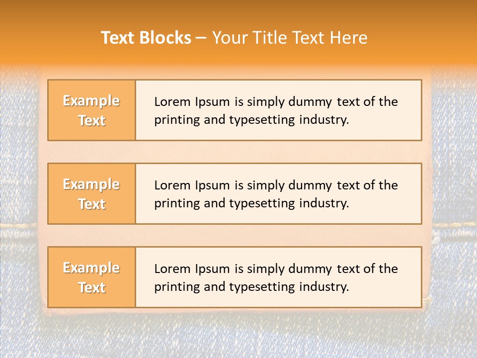 Empty Pants Trousers PowerPoint Template