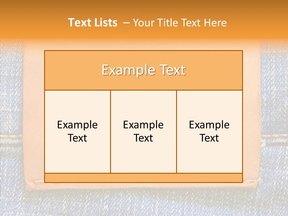 Empty Pants Trousers PowerPoint Template