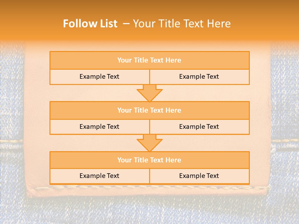 Empty Pants Trousers PowerPoint Template