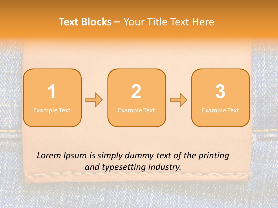 Empty Pants Trousers PowerPoint Template