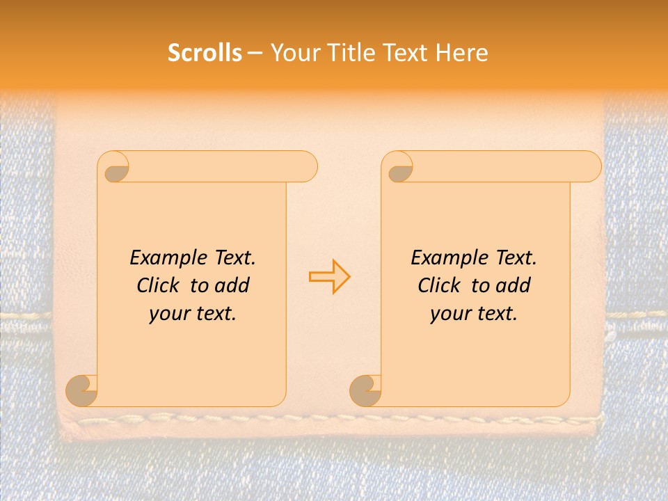 Empty Pants Trousers PowerPoint Template