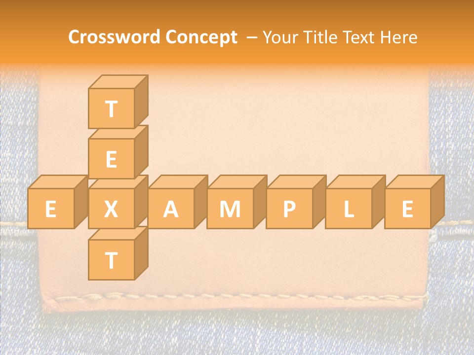 Empty Pants Trousers PowerPoint Template