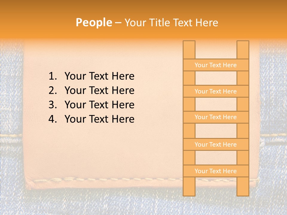 Empty Pants Trousers PowerPoint Template