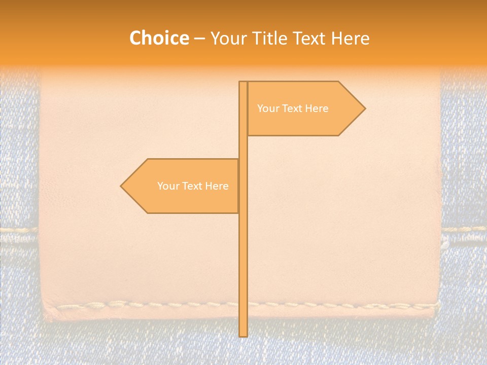 Empty Pants Trousers PowerPoint Template