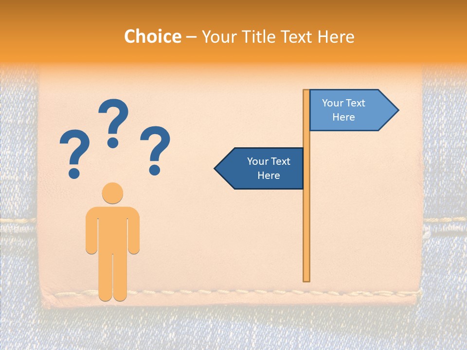 Empty Pants Trousers PowerPoint Template