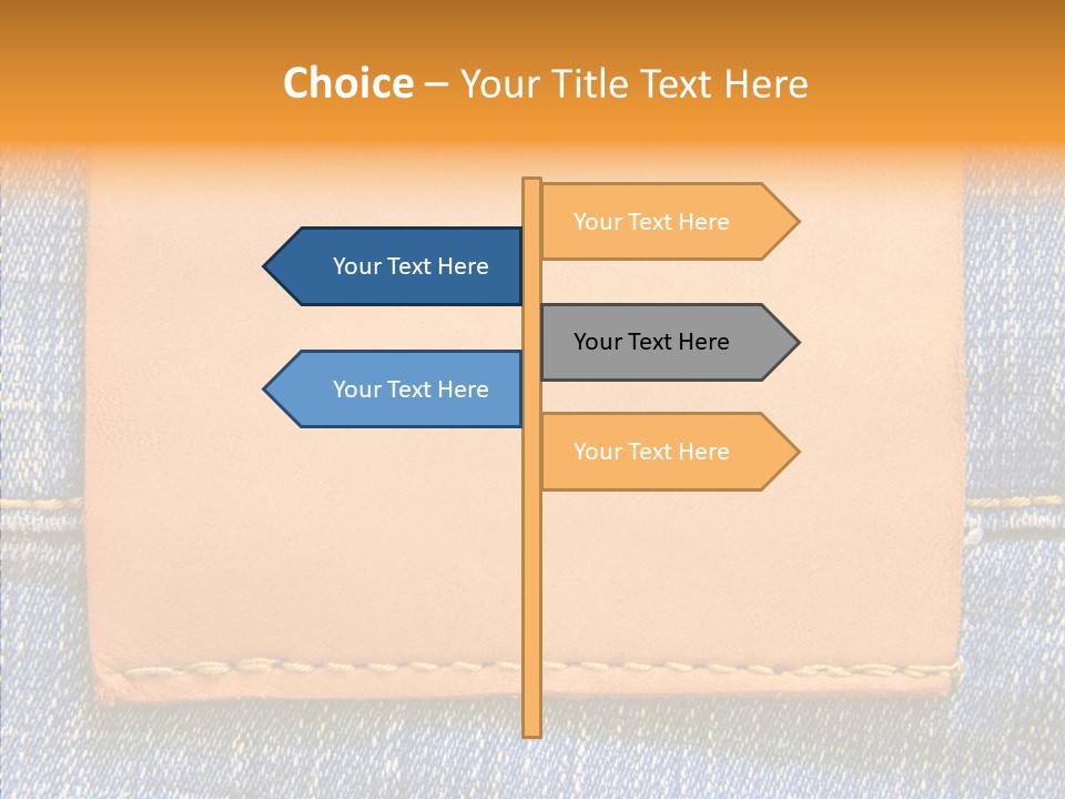 Empty Pants Trousers PowerPoint Template