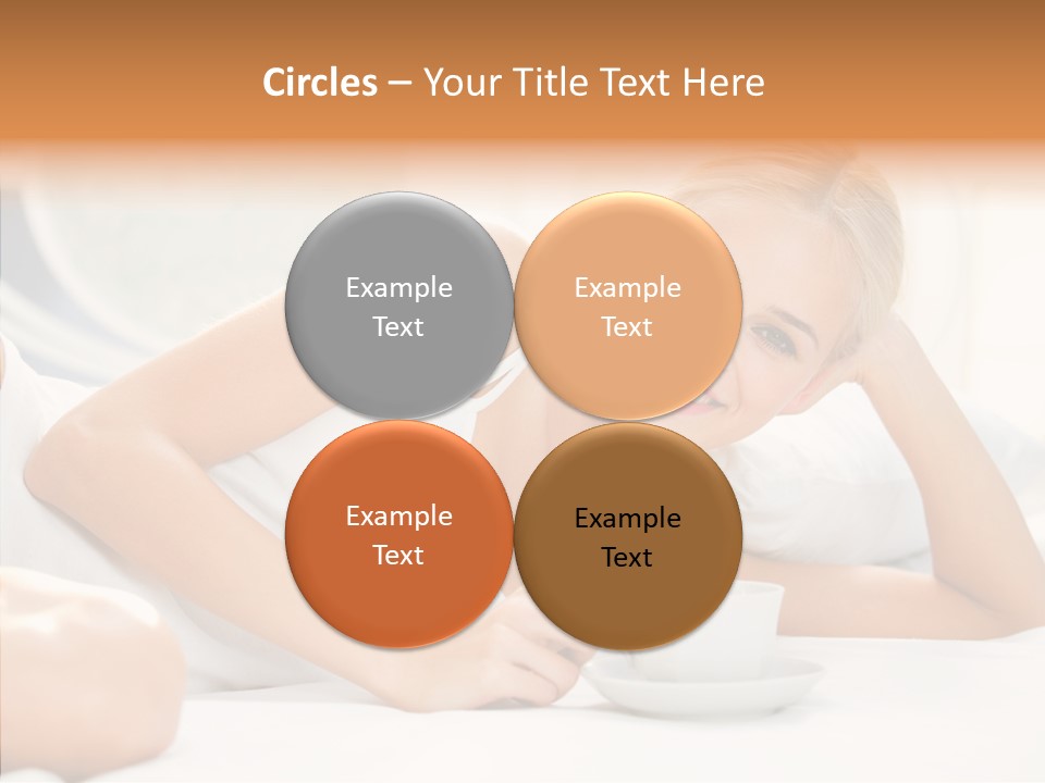 Blond Glamorous Sensual PowerPoint Template