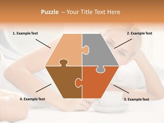 Blond Glamorous Sensual PowerPoint Template