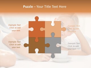 Blond Glamorous Sensual PowerPoint Template