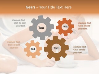 Blond Glamorous Sensual PowerPoint Template