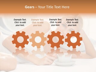 Blond Glamorous Sensual PowerPoint Template