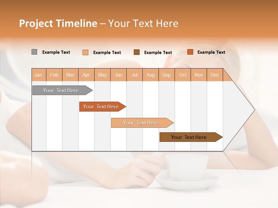 Blond Glamorous Sensual PowerPoint Template