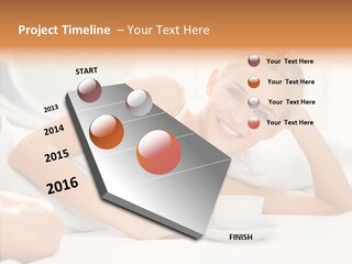 Blond Glamorous Sensual PowerPoint Template