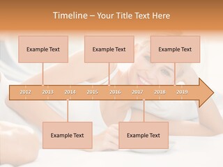 Blond Glamorous Sensual PowerPoint Template