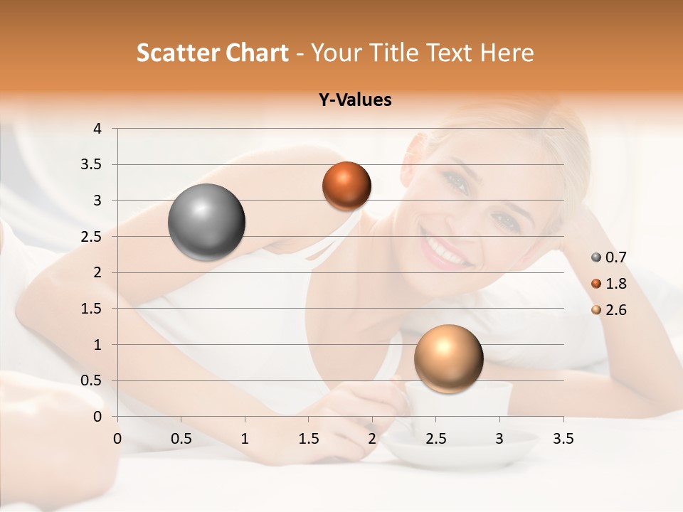 Blond Glamorous Sensual PowerPoint Template