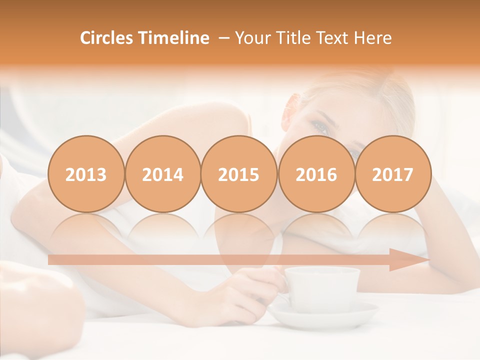 Blond Glamorous Sensual PowerPoint Template