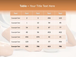 Blond Glamorous Sensual PowerPoint Template