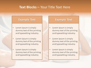 Blond Glamorous Sensual PowerPoint Template