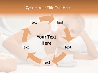 Blond Glamorous Sensual PowerPoint Template