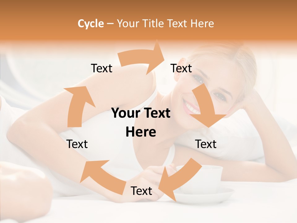 Blond Glamorous Sensual PowerPoint Template