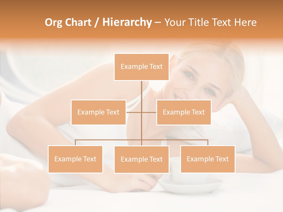 Blond Glamorous Sensual PowerPoint Template