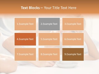 Blond Glamorous Sensual PowerPoint Template