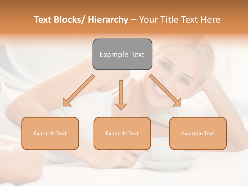 Blond Glamorous Sensual PowerPoint Template