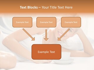 Blond Glamorous Sensual PowerPoint Template