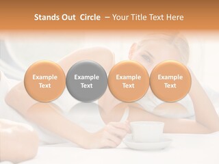 Blond Glamorous Sensual PowerPoint Template