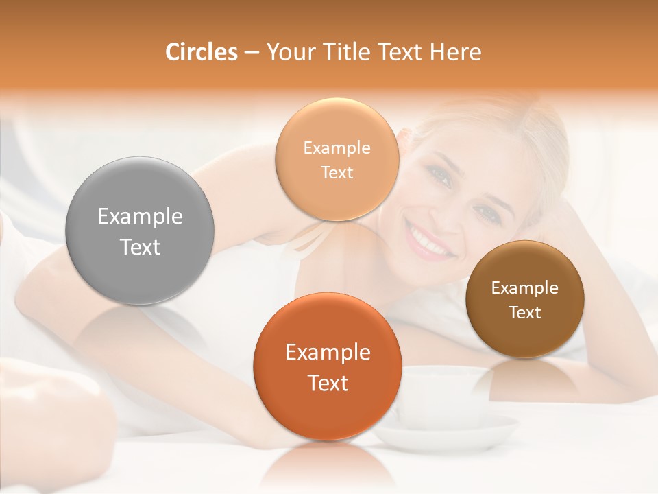 Blond Glamorous Sensual PowerPoint Template