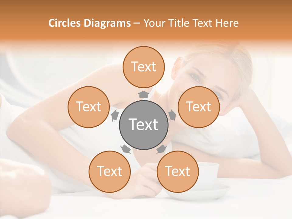 Blond Glamorous Sensual PowerPoint Template