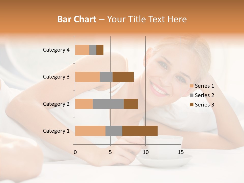 Blond Glamorous Sensual PowerPoint Template