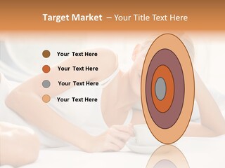 Blond Glamorous Sensual PowerPoint Template