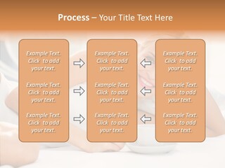Blond Glamorous Sensual PowerPoint Template