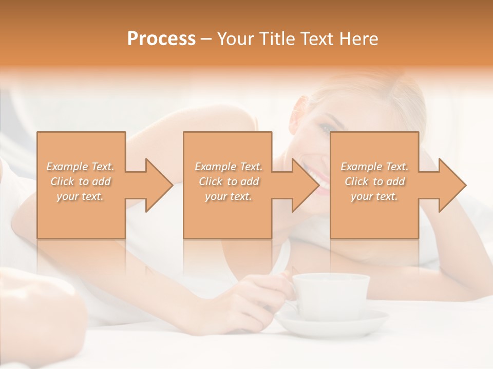 Blond Glamorous Sensual PowerPoint Template