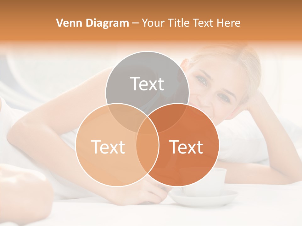 Blond Glamorous Sensual PowerPoint Template