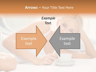Blond Glamorous Sensual PowerPoint Template