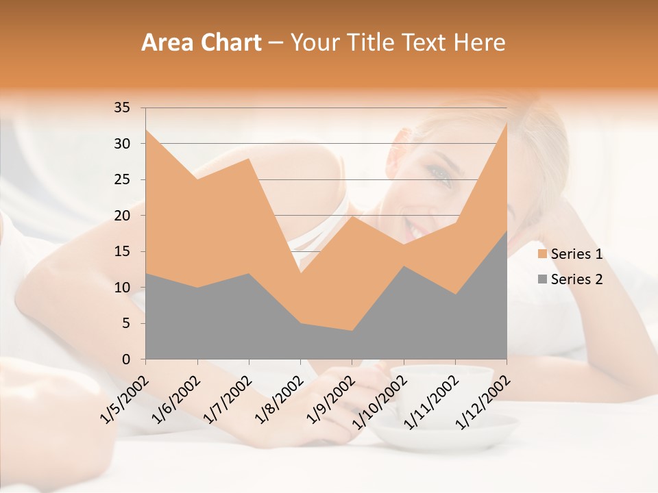 Blond Glamorous Sensual PowerPoint Template