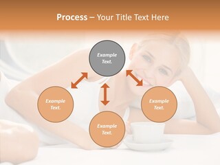 Blond Glamorous Sensual PowerPoint Template
