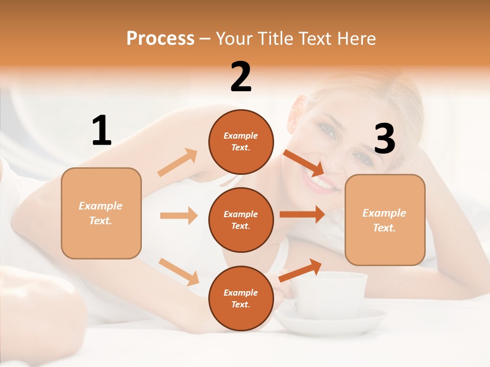 Blond Glamorous Sensual PowerPoint Template