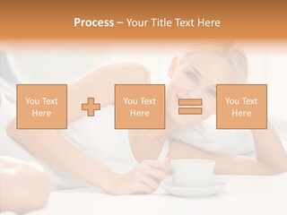 Blond Glamorous Sensual PowerPoint Template