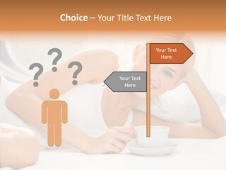 Blond Glamorous Sensual PowerPoint Template