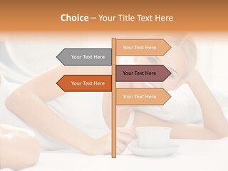 Blond Glamorous Sensual PowerPoint Template