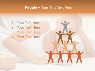 Blond Glamorous Sensual PowerPoint Template